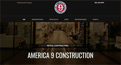 Desktop Screenshot of america9construction.com