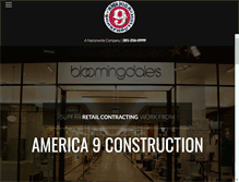 Tablet Screenshot of america9construction.com